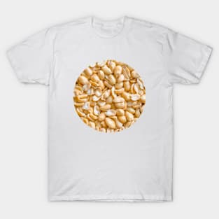 Salted Peanuts Snack Food Photograph Circle T-Shirt